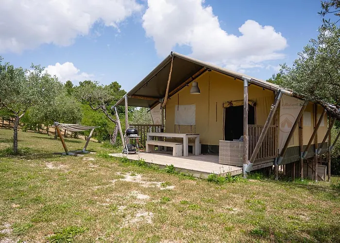 Luxusní stan Glamping Umbria
